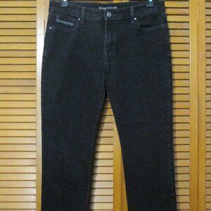 Levi's The Original jeans black denim with stretch & pockets size 14